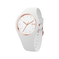 Montre ICE WATCH ice femme analogique, bracelet silicone blanc