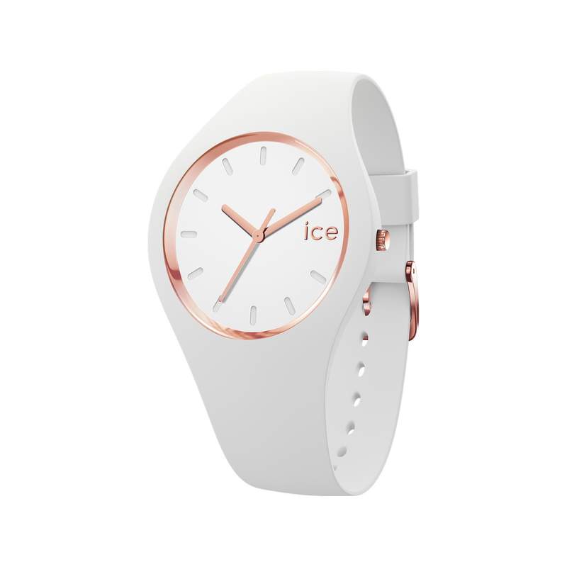 Montre ICE WATCH ice femme analogique, bracelet silicone blanc - vue 1