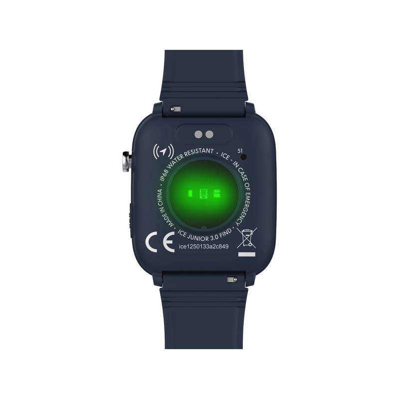 Montre ICE WATCH ice smart junior 3.0 fm enfant connecté,  boîtier plastique bleu, bracelet silicone bleu - vue 3