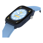 Montre ICE WATCH ice smart junior 3.0 fm enfant connecté, boîtier plastique bleu, bracelet silicone bleu - vue 2