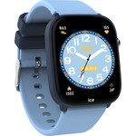 Montre ICE WATCH ice smart junior 3.0 fm enfant connecté, boîtier plastique bleu, bracelet silicone bleu - vue D2