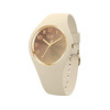 Montre ICE WATCH ice sunset femme analogique, boîtier silicone beige, bracelet silicone beige - vue V1