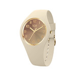 Montre ICE WATCH ice sunset femme analogique, boîtier silicone beige, bracelet silicone beige - vue 1