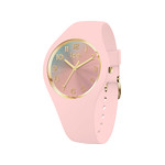 Montre ICE WATCH ice sunset femme analogique, boîtier silicone rose, bracelet silicone rose - vue 1