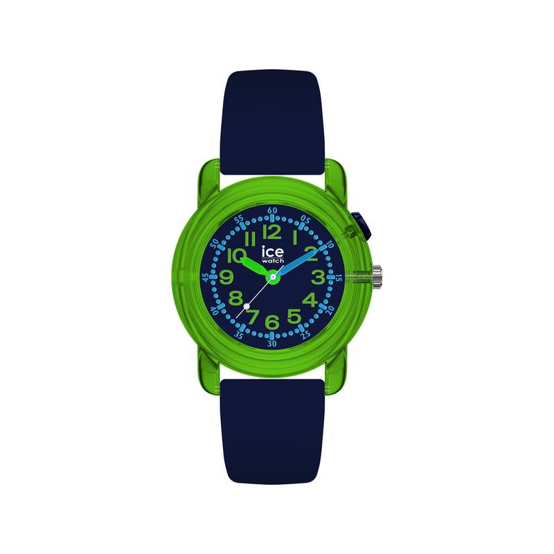 Montre ICE WATCH ice find enfant analogique, boîtier plastique vert, bracelet silicone bleu - vue 1