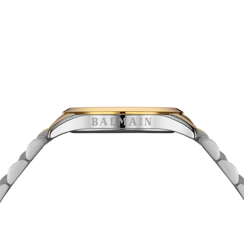 Montre BALMAIN classic R femme bracelet acier inoxydable bicolore jaune - vue D2