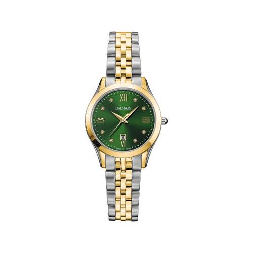 Montre BALMAIN classic R femme bracelet acier inoxydable bicolore jaune
