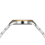 Montre BALMAIN classic R femme bracelet acier inoxydable bicolore jaune - vue D1