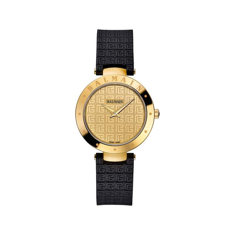 Montre BALMAIN BALMAINIA femme bracelet caoutchouc noir - vue 1