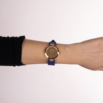 BALMAIN BALMAINIA dameshorloge met blauwe rubberen band