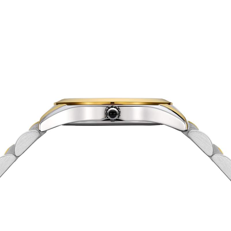 Montre BALMAIN classic R femme bracelet acier inoxydable bicolore jaune - vue D1