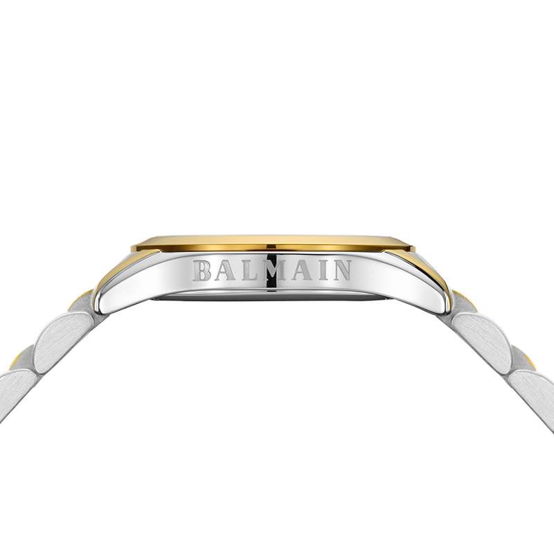Montre BALMAIN classic R femme bracelet acier inoxydable bicolore jaune - vue D2