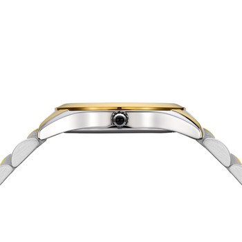 BALMAIN classic R dameshorloge roestvrijstalen schakelband tweekleurig geel