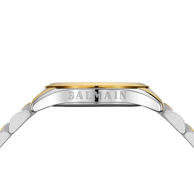 Montre BALMAIN classic R femme bracelet acier inoxydable bicolore jaune - vue D2