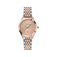 Montre BALMAIN classic r femme bracelet acier inoxydable bicolore rose