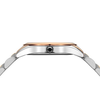 BALMAIN classic R dameshorloge roestvrijstalen schakelband tweekleurig roze