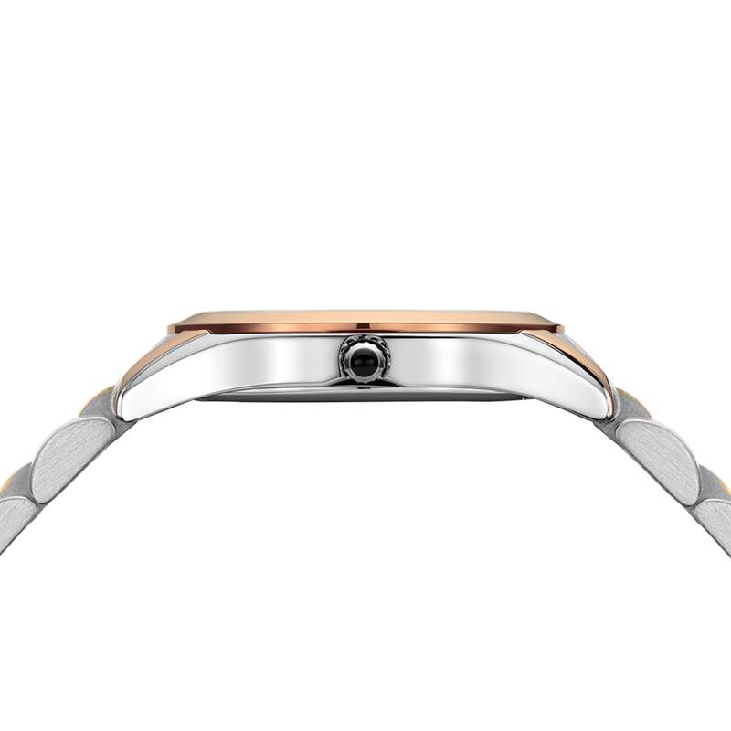 Montre BALMAIN classic R femme bracelet acier inoxydable bicolore rose - vue D1