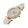 Montre BALMAIN haute elegance femme bracelet cuir vernis beige - vue V2