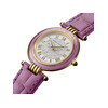 Montre BALMAIN haute elegance femme bracelet cuir vernis parme - vue V2