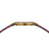 Montre BALMAIN haute elegance femme bracelet cuir vernis parme - vue VD1