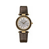Montre BALMAIN haute elegance femme bracelet cuir vernis marron chocolat - vue V1