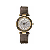 Montre BALMAIN haute elegance femme bracelet cuir vernis marron chocolat