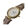 Montre BALMAIN haute elegance femme bracelet cuir vernis marron chocolat - vue V2