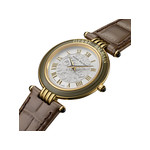 Montre BALMAIN haute elegance femme bracelet cuir vernis marron chocolat - vue 2