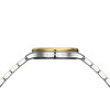 Montre BALMAIN beleganza femme bracelet acier inoxydable bicolore jaune - vue VD2