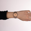 Montre BALMAIN beleganza femme bracelet acier inoxydable bicolore rose - vue Vporté 2