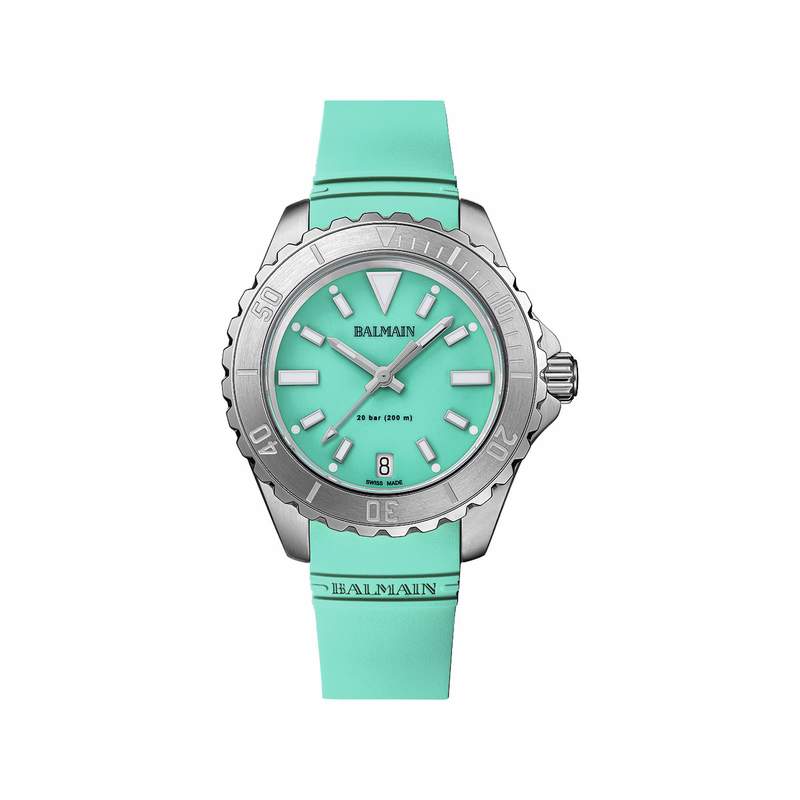 Montre BALMAIN ophrys femme bracelet caoutchouc vert - vue 1