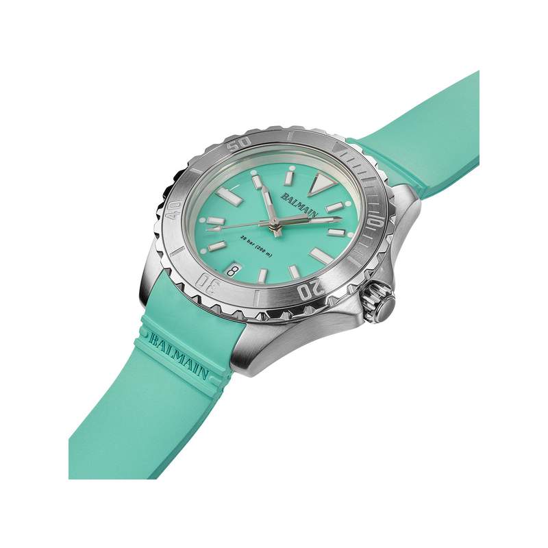 Montre BALMAIN ophrys femme bracelet caoutchouc vert - vue 2