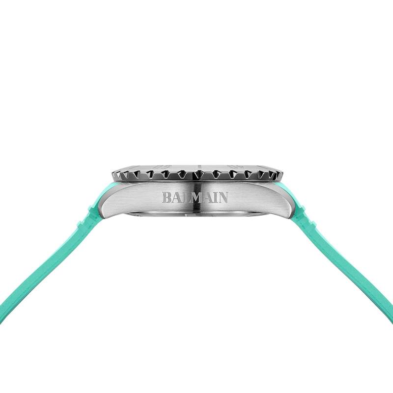 Montre BALMAIN ophrys femme bracelet caoutchouc vert - vue D2
