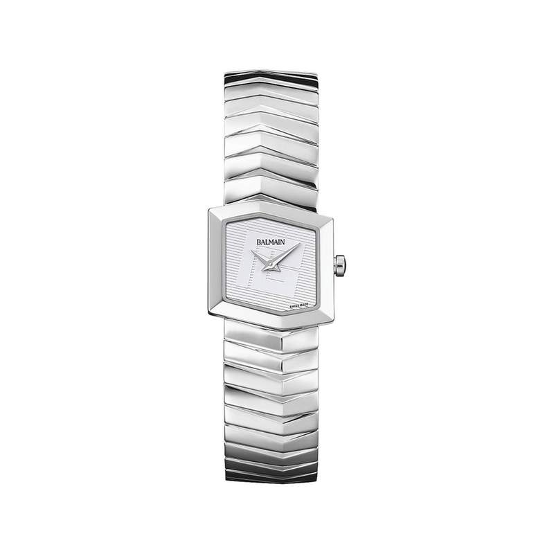 Montre BALMAIN taffetas femme bracelet acier inoxydable gris - vue 1