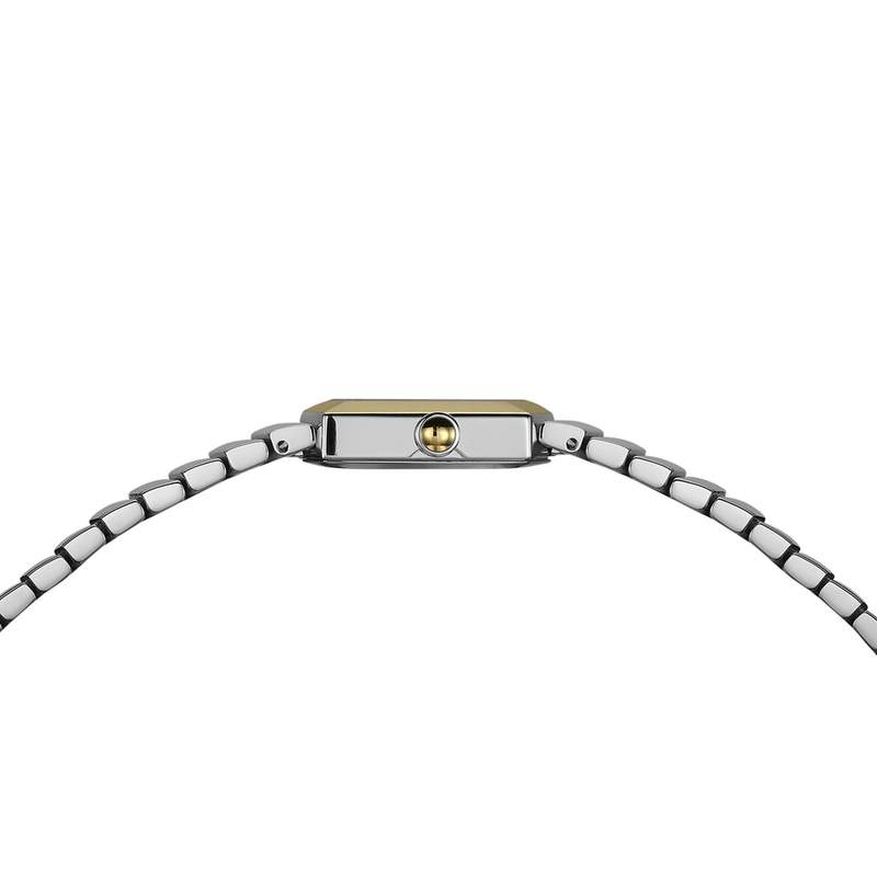 Montre BALMAIN taffetas femme bracelet acier inoxydable bicolore jaune - vue D1