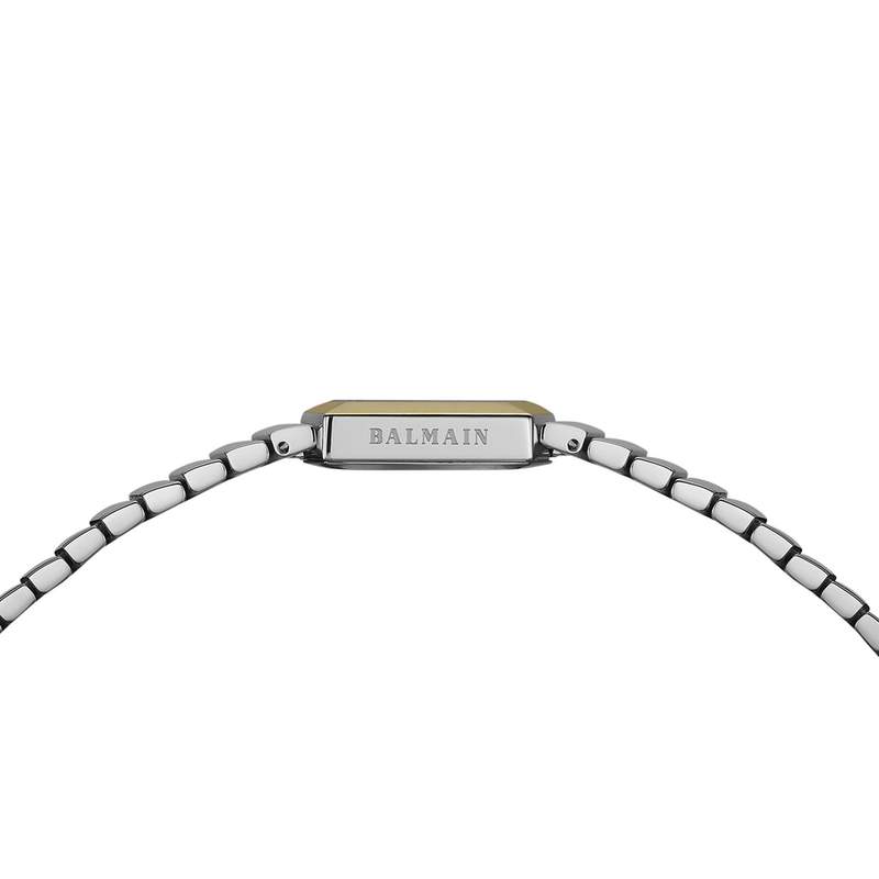 Montre BALMAIN taffetas femme bracelet acier inoxydable bicolore jaune - vue D2