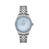 Montre TISSOT ballade femme bracelet acier inoxydable gris - vue V1