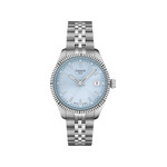 Montre TISSOT BALLADE femme cadran bleu bracelet acier inoxydable - vue 1