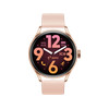 Montre ICE WATCH smart 3.0 femme connecté, boitier doré rose, bracelet silicone rose - vue V1