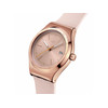 Montre SWATCH Essentials femme automatique, cadran rose, bracelet silicone rose - vue V2