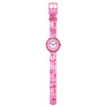 Montre FLIK FLAK let's get artsy enfant cadran rose bracelet pet recycle rose - vue D1