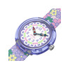 Montre FLIK FLAK let's get artsy enfant cadran blanc bracelet pet recycle violet - vue V2