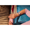 Montre FLIK FLAK let's get artsy enfant cadran blanc bracelet pet recycle violet - vue Vporté 1