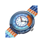 Montre FLIK FLAK let's get artsy enfant cadran bleu bracelet pet recycle bleu - vue 2