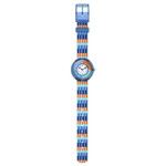 Montre FLIK FLAK let's get artsy enfant cadran bleu bracelet pet recycle bleu - vue D1