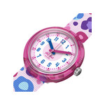 Montre FLIK FLAK let's get artsy enfant cadran rose bracelet pet recycle rose - vue 2