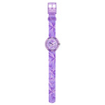 Montre FLIK FLAK let's get artsy enfant cadran violet bracelet pet recycle violet - vue D1