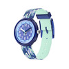 Montre FLIK FLAK let's get artsy enfant cadran bleu bracelet pet recycle bleu - vue V1