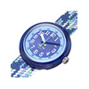 Montre FLIK FLAK let's get artsy enfant cadran bleu bracelet pet recycle bleu - vue V2
