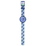Montre FLIK FLAK let's get artsy enfant cadran bleu bracelet pet recycle bleu - vue D1